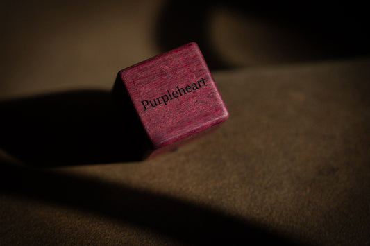 Purple Heart Doubling Cube